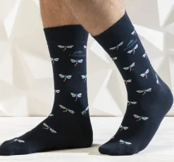 Hombre Fluchos CA0009 Calcetines Largos Libelulas